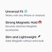 Universal MagSafe Adapter – iPhone 16e & Android Compatible