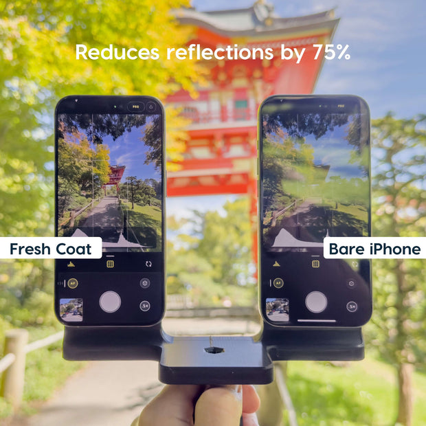 Fresh Coat — Anti-reflective glass screen protector for iPhone