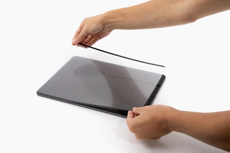 1. Apply nano-texture screen protector