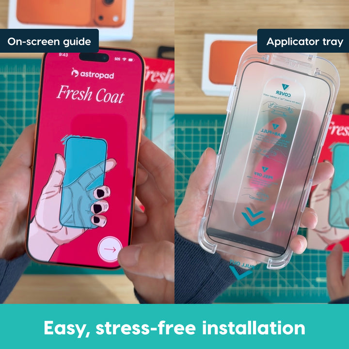 Fresh Coat 2.0 - Anti-reflective glass screen protector for iPhone