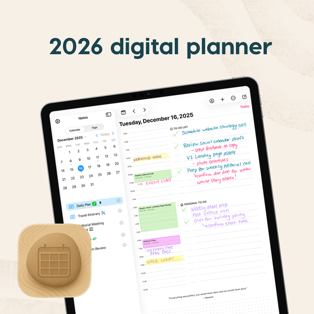 Rock Daily Planner — iPad App – Astropad