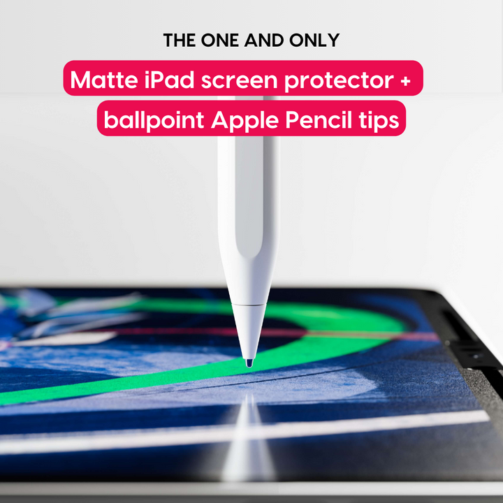 Rock Paper Pencil v3.0 — iPad Paper Screen Protector + Apple Pencil Tips