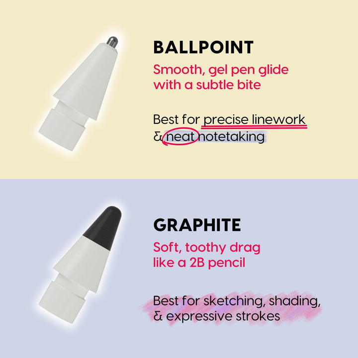Rock Paper Pencil 4.0 — iPad Paper Screen Protector + Apple Pencil Tips