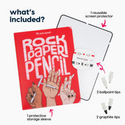Rock Paper Pencil 4.0 — iPad Paper Screen Protector + Apple Pencil Tips