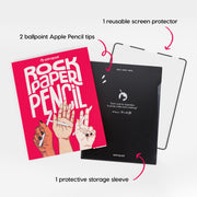 Rock Paper Pencil v3.0 — iPad Paper Screen Protector + Apple Pencil Tips
