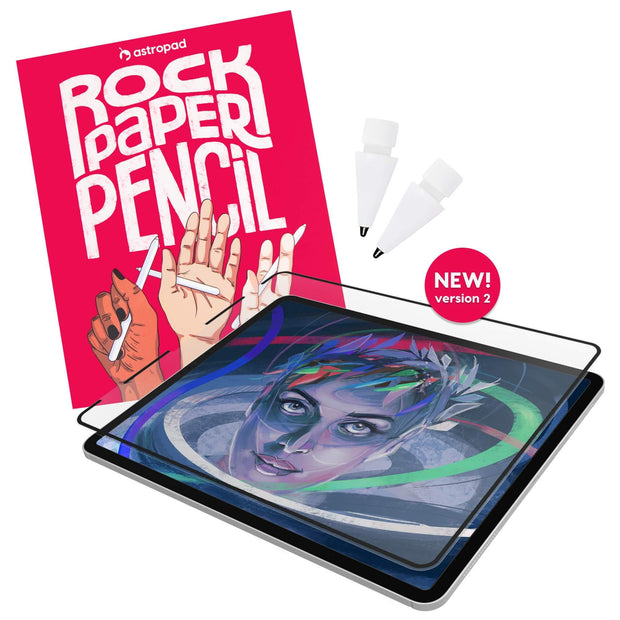 Shop Rock Paper Pencil — iPad Screen Protector + Apple Pencil